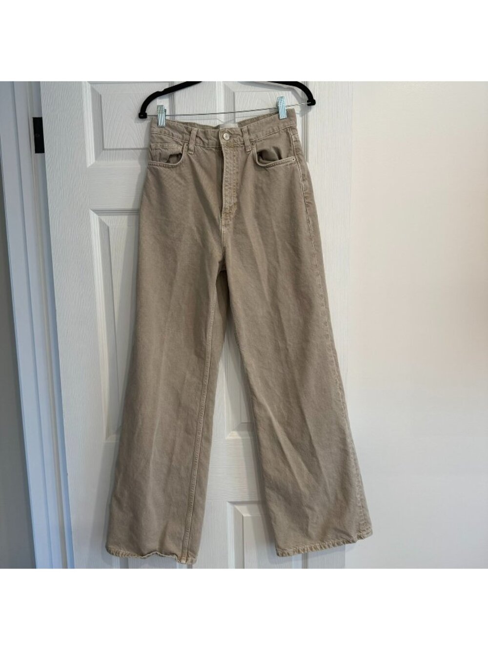Reformation Cotton Cary High Rise Slouchy Relaxed Wide Leg Jeans Size 27